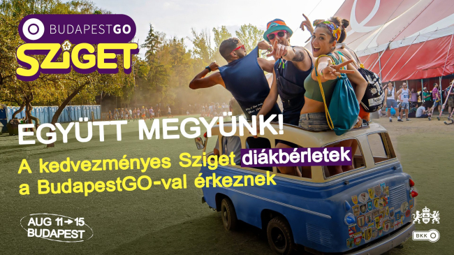 Indul a félárú diákbérlet a Szigetre!