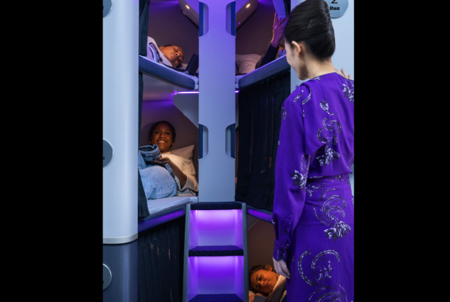 Emeletes ágyakon aludhatunk a repülőn